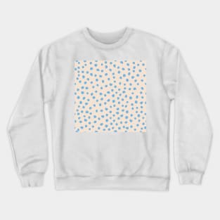 Modern Polka Dot Hand Draw Vector Background Pattern Seamless Crewneck Sweatshirt